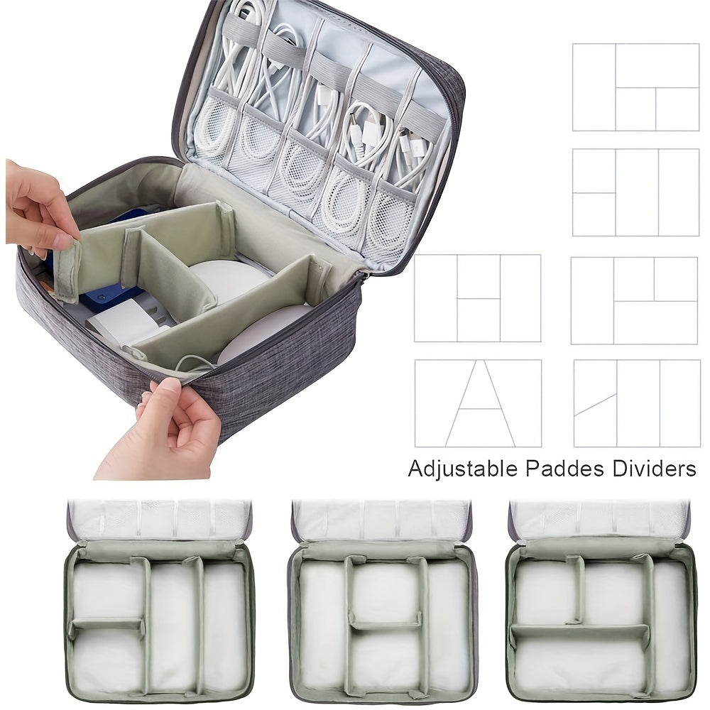 Electronics Organizer Travel Cable Organizer Bag