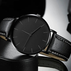 Simple Ultra Thin Men's Watch Top Brand Fashion Analog Quartz